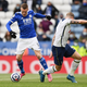 Jamie Vardy of Leicester City is fouled by Toby Alderweireld of Tottenham Hotspur.
